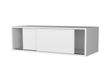 White Floating Cabinet with Sliding Door B062P252214