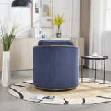 COOLMORE Corduroy Barrel Chair, Comfortable Accent Sofa Chair for Living Room, 360 Degree W395P220273