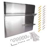 Range Backsplash Shelf 36 x30.7 Inch Range Hood Wall Shield for Range Hood Stainless Backsplash 57281407