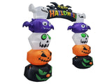 8.2 FT Cute Halloween Inflatables Pumpkin Archway Outdoor Decoration, Giant Blow up Yard Arch 86970433