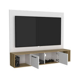Vance 56" Wide Floating Entertainment Center with Two Cabinets , Four Shelves, Cable Management B070P286465