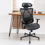 ZNTS Mesh Office Chair, Ergonomic Office Chairs with Wheels, Adjustable Lumbar Support,Armrest, 68159672