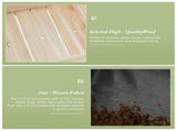 Raised Garden Bed - Cedar Planter with Non-Woven Liner, Bottom Drainage,-Inch Height, 48 x 24 x 49167473