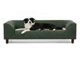 Pet sofa with backrest and armrests, modern rectangular pet sofa suitable for small and medium dogs, W487P416732