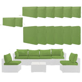 Cushion Covers for 7 Pcs Wicker Rattan Sectional Sofa, 14Pack Cushion Slipcovers Set W419P295491