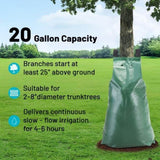 3PCS 20GAL Watering Bags Green 78627145