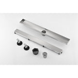 30 Inches Linear Shower Drain, Included Hair Strainer and Leveling Feet W928P199177