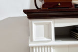 Corner Mantel Cabinet for Living Room or Bedroom with 23 inch Fireplace Insert Heater for the W2393P230132