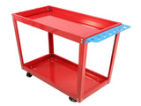 Tool Cart on Wheels, Heavy Duty Steel Utility Cart w/Lockable Wheels, 400 LBS Capacity Industrial 53703843