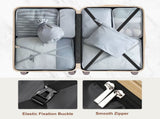 Premium ABS Travel Luggage Set , 3-Piece TSA Lock Suitcase Ensemble 20, 24, and 28 Inch Sizes N726P296022B