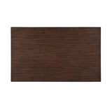 Classic Cherry Finish 6pc Dinng Set Table Bench 4x Chairs Faux Leather Upholstery Kitchen Dining B011P194596