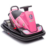 12V Kids Ride On Motor Bumper Car,integrating system,Rotate 360 degrees in place,Collision triggers W1396P178742