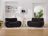 42" Wide Modern Upholstered Oversized Accent Chair, Boneless Single Sofa Chair, Chenille Armchair W3118P453261