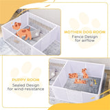 ZNTS Dog Whelping Box/Dog house/Pet Playpen 46510087