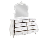 ZNTS Opulence Modern Style 9- Drawer Dresser Made with Wood in Pearl White B009P240961