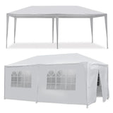 ZNTS 10x20' Outdoor Garden Gazebo Wedding Party Tent Canopy Marquee with 6 Removable Sidewalls W2185P192559