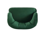 Upholstered Barrel Accent Chair With Wooden Legs N768P175907E