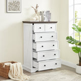 6 Drawer Dresser,6 Drawers cabinet Tall Chest Drawers Closet Organizers Storage Clothes, cabinet W2275P149783