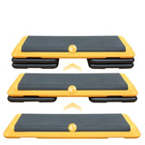 Adjustable Aerobic Stepper Workout Step with 4 Risers Fitness & Exercise Platform Trainer 91481730