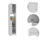 Charlotte Linen Cabinet, 2 Single Door Cabinet, Division, One Shelf B128P148896