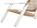 Atlas Adirondack Outdoor Lounge Chair Natural Beige All Weather Wicker B2719P320846
