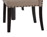 Nolan Linen & Salvage Dark Oak Finish Side Chair B2726P288779