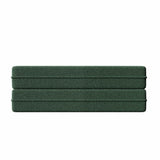 Modern Floor Sofa with 2 Pillows,Convertible Teddy Fabric Foam-Filled Sleeper Sofa Bed,15" Full Size 42527621