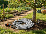100 ft Metal Garden Hose, Rust Proof Water Hose with 10 Function Nozzle, No-Kink & Flexible 25842948