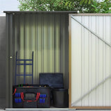 ZNTS Garden Storage Shed /Galvanized Steel Tool House -AS （Prohibited by WalMart） 53859820