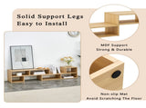 2 Pieces Cube TV Stand,Free Combination Gaming Entertainment Center Media Stand,Open Storage 45055063