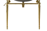 VICI 36" Freestanding Bathroom Vanity Iron Leg without Basin, Gold W2615P243103