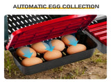 Chicken Nesting Box, 6 Compartment Nesting Box for Laying Eggs, Wall Mount Chicken Brooder Box with 97240448