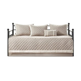 6 Piece Cotton Daybed Cover Set Khaki Daybed B03597558