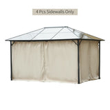 Universal Gazebo Sidewallt Coffee-AS 42899306