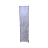 Narrow cabinet,Bathroom Storage Cabinet, Farmhouse Storage Cabinet with Adjustable Shelves & Storage W1412P271797