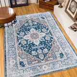Area Rug 8x10 Vintage Bohemia Large Persian Non-slip Washable Rug For Room Kitchen Bedroom W2907P265123