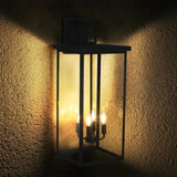 ZNTS (Same as W1340119953/L1014) 4-Light Black Outdoor Wall Light (No Bulbs) W1340P206653