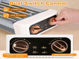 3-in-1 Electric Sausage Griller, Hot Dog Roller with BBQ Grill & Flat Griddle, 3 Temperature Levels 51215155