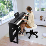 ZNTS GDP-104 88 Keys Full Weighted Keyboards Digital Piano with Furniture 73010645