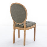 French Style Solid Wood Frame Antique Painting,Hand-pulled buckle decoration PU artificial leather W1143137915