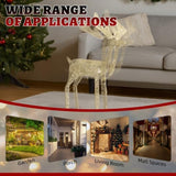 3.6FT Motorized Reindeer with Shaking Head, Outdoor Christmas Decorations with Motor & 120 Warm 28288502