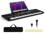 61-Key Portable Electric Keyboard for Beginners, 58.4217.785.08 cm Digital Piano with 100 40918663