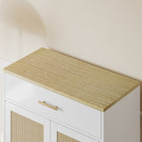 Cat Litter Box Enclosure with Scratch Pad, Hidden Litter Box Furniture, Wooden Pet House Sideboard, W1801137449