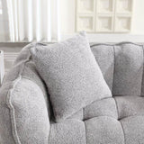 Soft beanbag chair with high resilience foam core for two people. The comfortable square recliner W1996P182164