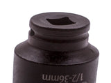 5 or 7x Deep Impact Socket Kit 1/2" Drive Metric Axle Hub Nut Socket 29/33-38mm 21316742