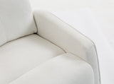 Short plush manual button armchair sofa W547P437353