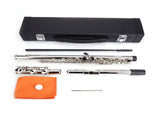 Nickel Plated C Closed Hole Concert Band Flute Silver 38901446