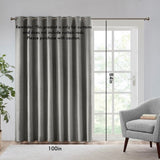 Printed Heathered Blackout Window Patio Panel B03599822
