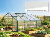 14 Pieces 4'x2'x0.16" Twin-Wall Polycarbonate Greenhouse Panels Clear Waterproof UV Protected for 20865849