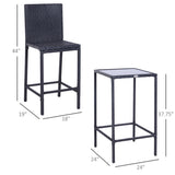 Tavern table and chair set 73340295